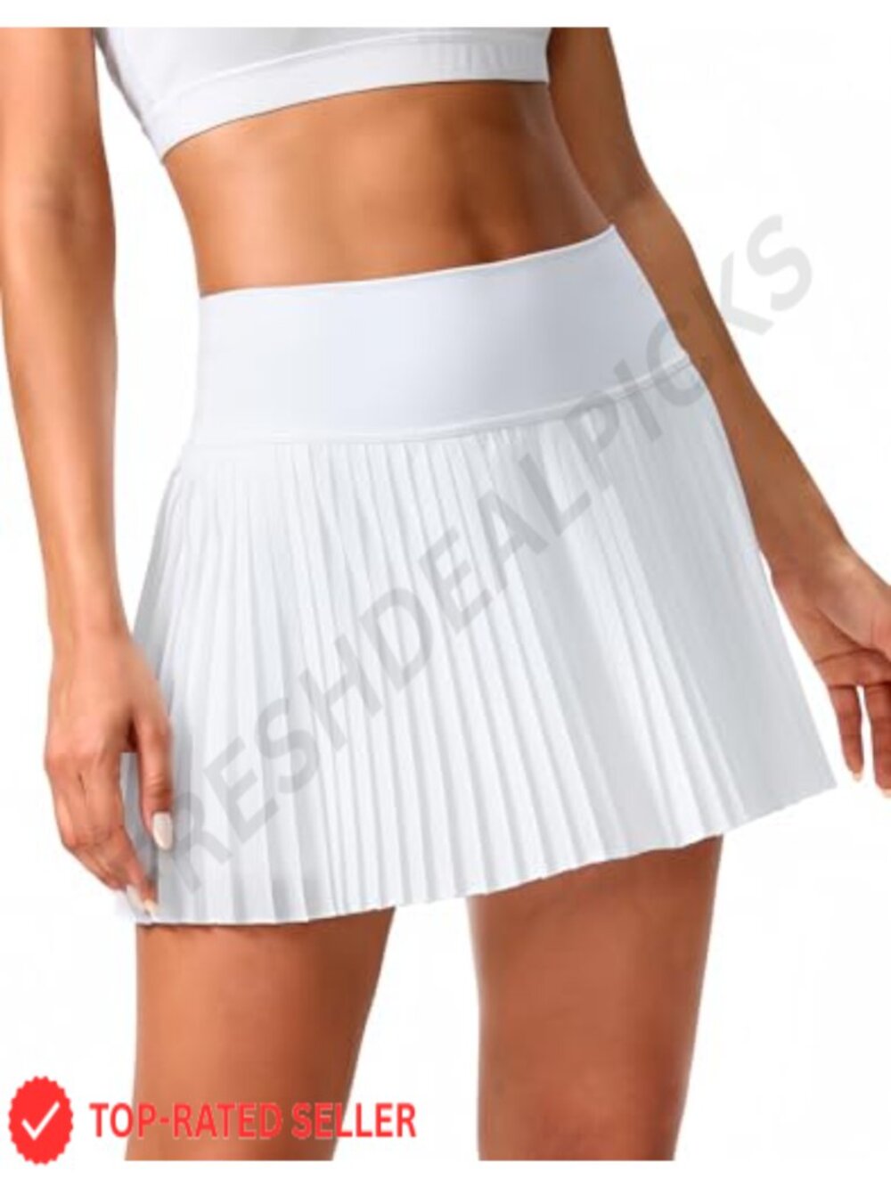 Pleated Tennis Skirt with Pockets High Waisted Athletic Golf Skorts